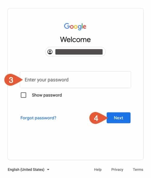 Google Workspace Gmail Desktop App Setup Step 2