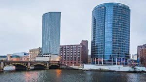 Downtown Grand Rapids, MI + Grand River + Custom Affordable Web Design
