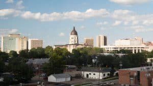 Topeka, Kansas Skyline and Capital Building