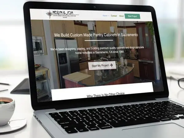 Custom Cabinets Website