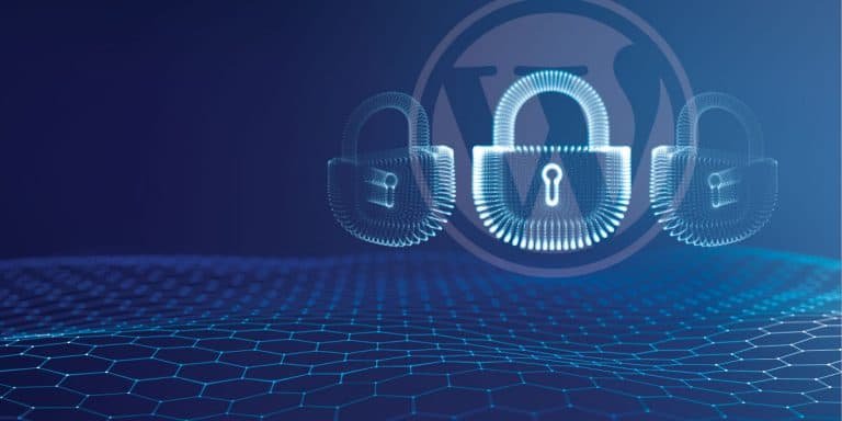 Keep WordPress Secure WordPress logo behind secured locks