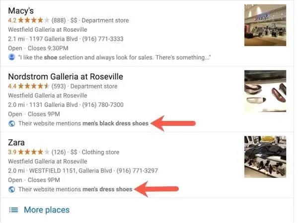 Google Search Results for Men's Black Dress Shoes