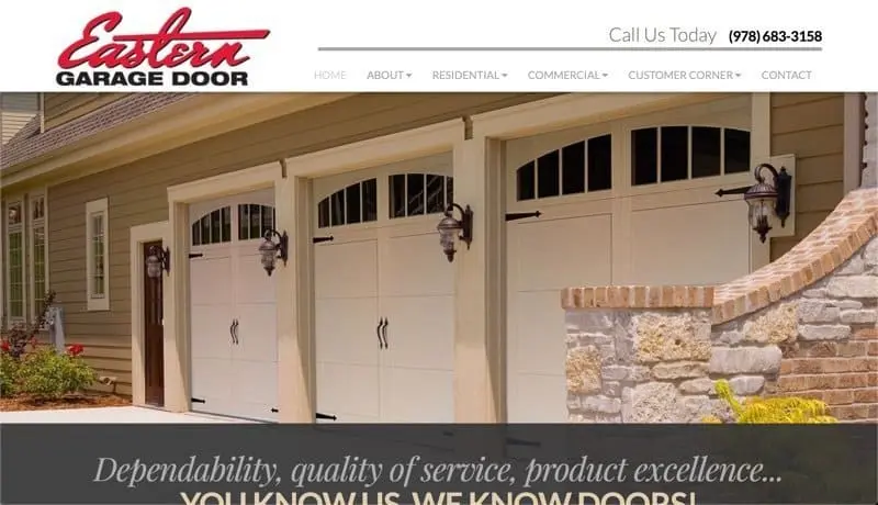 Eastern Garage Door in Lawrence, Massachusetts