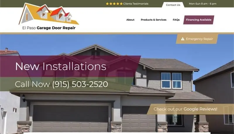 El Paso Garage Door Repair in El Paso, Texas