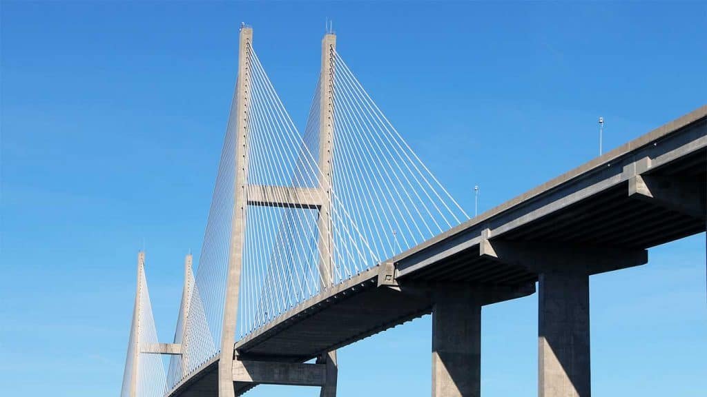 Sidney Lanier Bridge in Brunswick, GA