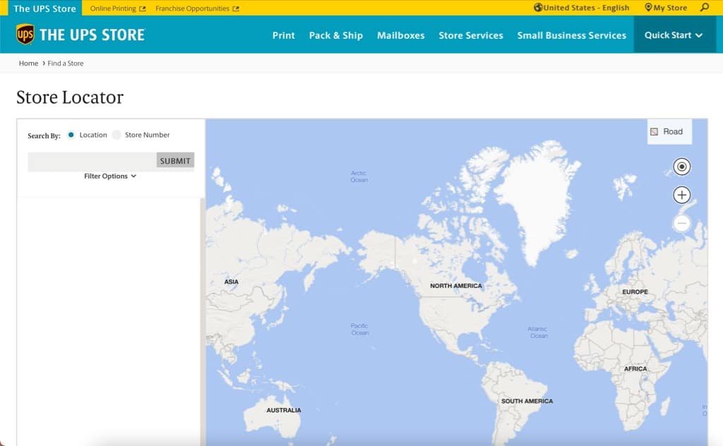 The UPS Store Locator