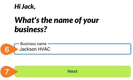 First step in signing up for a Nextdoor business page.